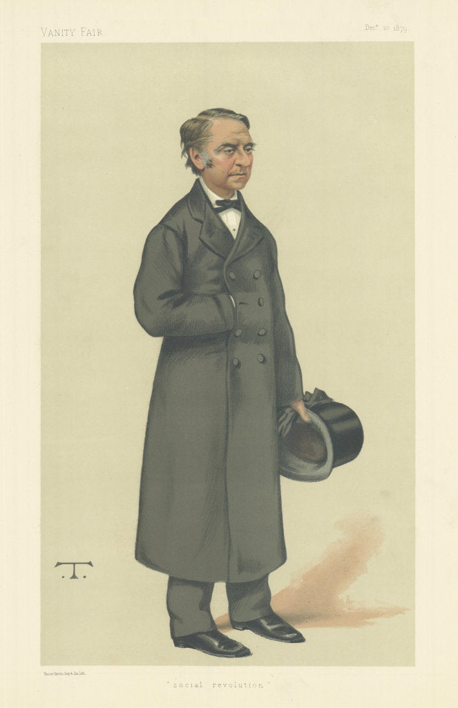 VANITY FAIR SPY CARTOON Jean Joseph Louis Blanc 'social revolution' France 1879